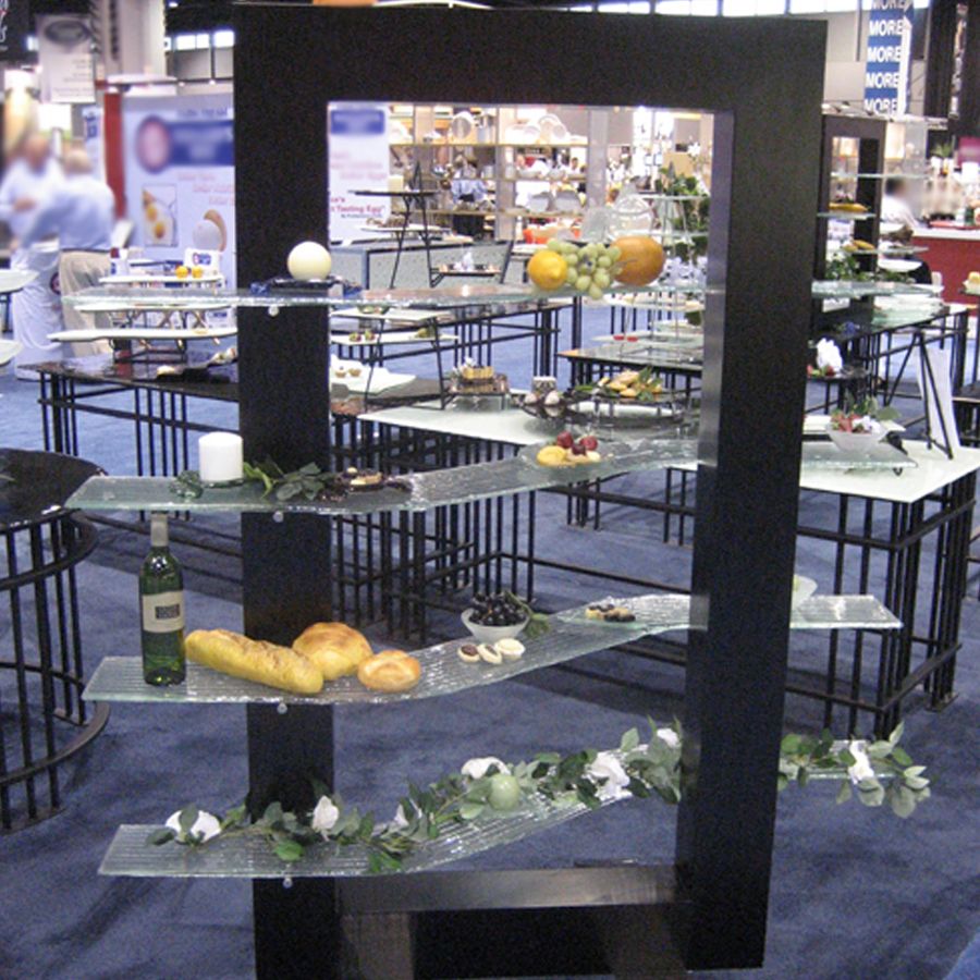 Isinglass Wind Thru The Window Wood and Glass 31.5" Merchandiser