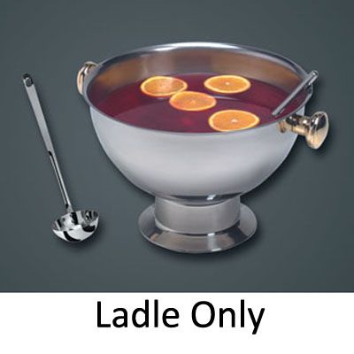 American Metalcraft S/S 10" Long 3 Oz Punch Bowl Ladle