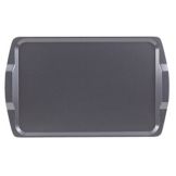 Cambro Brushed Steel 15-1/2" x 25" Hotel Room Service Tray