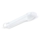 Rubbermaid White 5 Piece Measuring Spoon Set