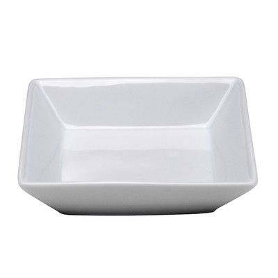 Oneida&reg; 11-4/5 Oz. Porcelain White Square Low Bowl