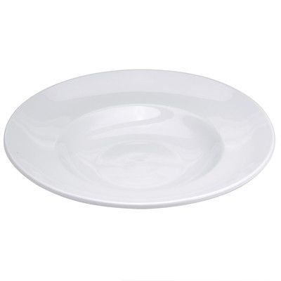 Oneida&reg; 12" Round Porcelain White Pasta Bowl