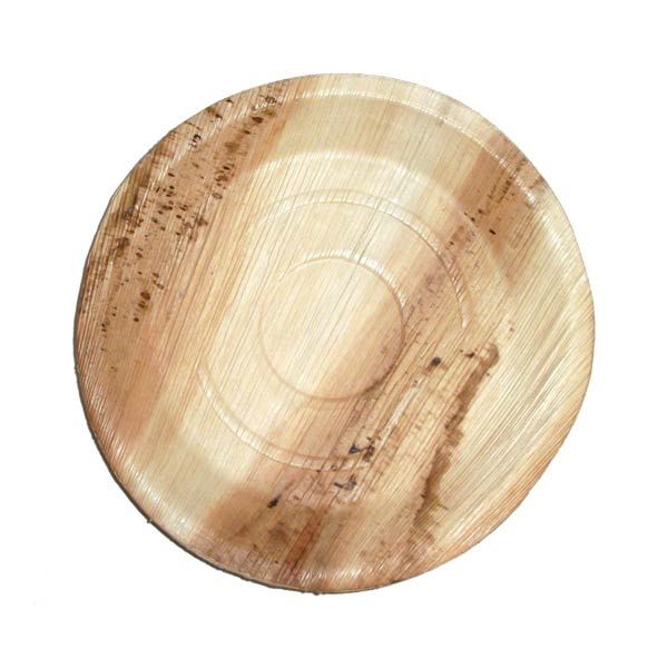 PackNWood Round 9-4/5;" Palm Leaf Plate