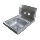 John Boos 9" x 9" Wall Mounted Stainless Steel Hand Sink