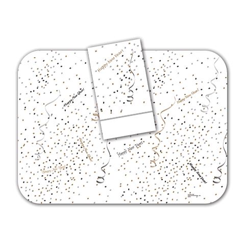 Dinex&reg; Confetti & Streamers 14" x 18" Tray Covers