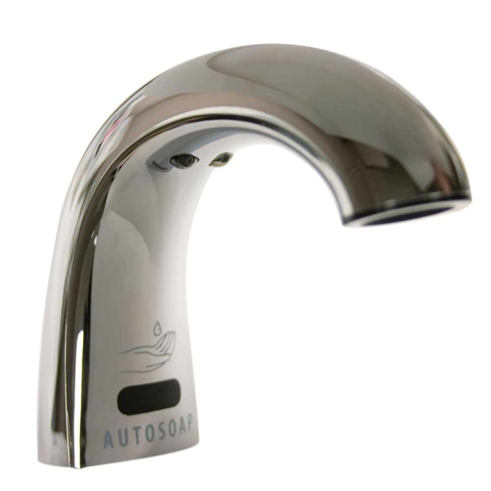 Rubbermaid One-Shot Low-Profile Chrome Liquid Soap Dispenser