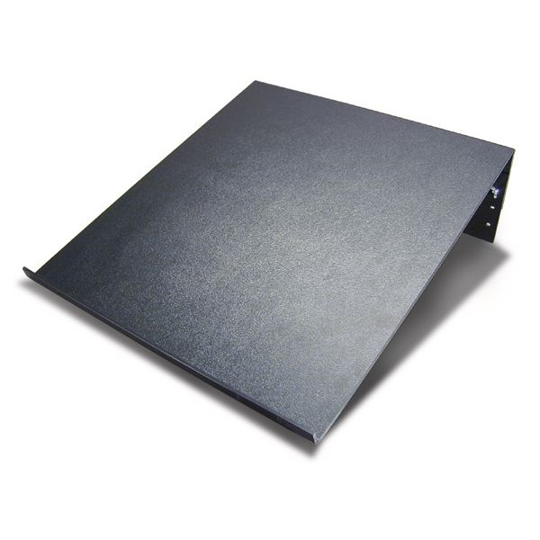 Delfin Design Adj. Black ABS 23&frac34; x 23&frac34;" Slant Riser