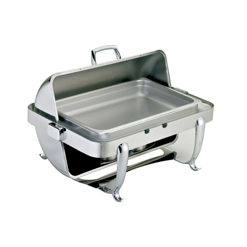 Browne Octave S/S Full-Size Rectangular Chafer w/ Roll Top Lid