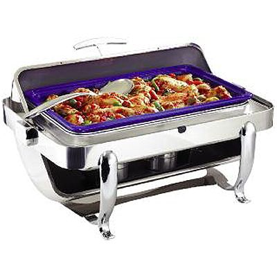 Browne Octave S/S Full-Size Rectangular Chafer w/ Roll Top Lid