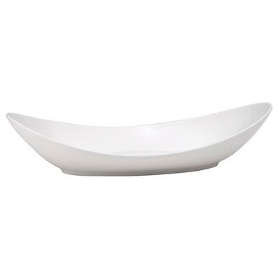 Sant' Andrea&reg; Cromwell&trade; 12-3/4" White Oval Bowl