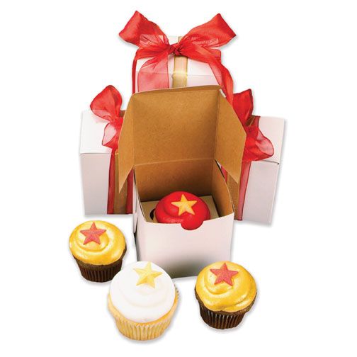 Lucks&trade; Dec-Ons&reg; Red & Gold Shimmer Stars