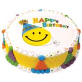 Lucks&trade; Edible Image&reg; Happy Face Birthday