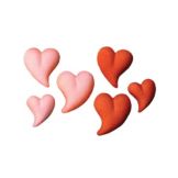 Lucks&trade; Dec-Ons&reg; Red & Pink Teardrop Hearts