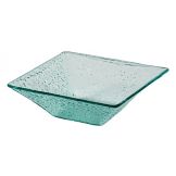 Buffet Euro Green Glass 10" Square Bowl