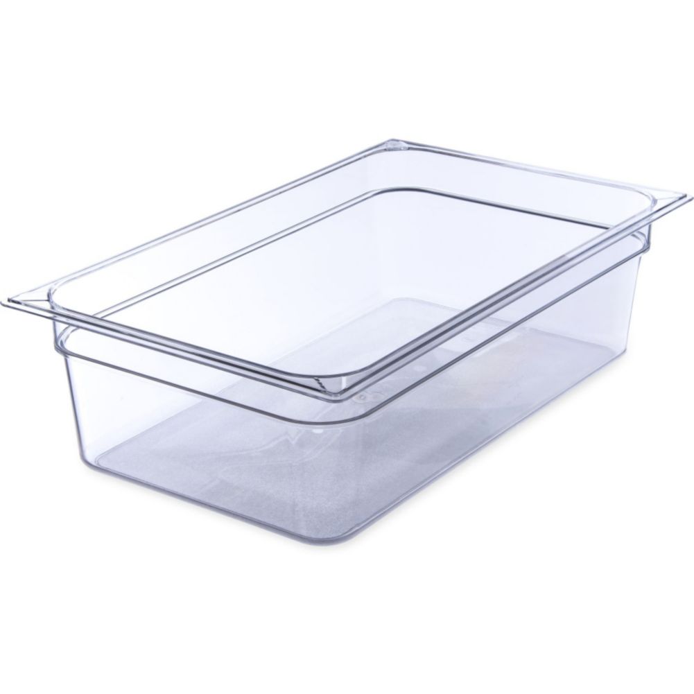Carlisle TopNotch&reg; Clear 6" Deep Full Size Food Pan