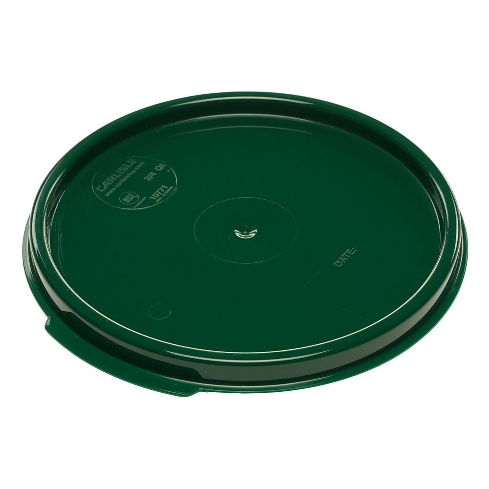 Carlisle StorPlus&trade; Forest Green 2 - 4 Qt Round Lid