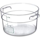 Carlisle StorPlus&trade; Clear 2 Qt Round Storage Container
