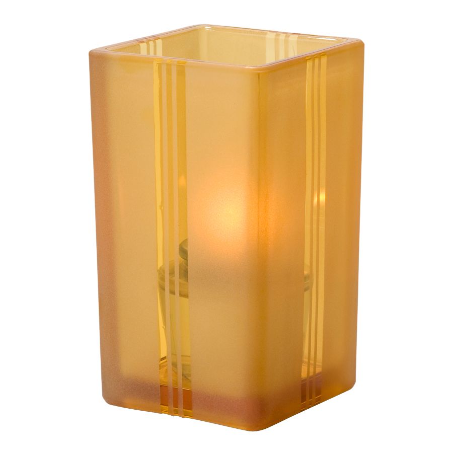 Hollowick Amber Art Deco Quad Votive Lamp