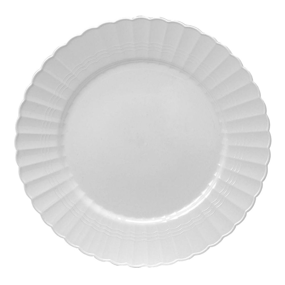 EMI Yoshi&reg; Resposables White Plastic 10" Plate