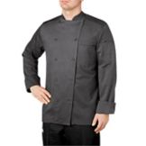 Chefwear&reg; Large Smoke Traditional Organic Five-Star Chef Jacket