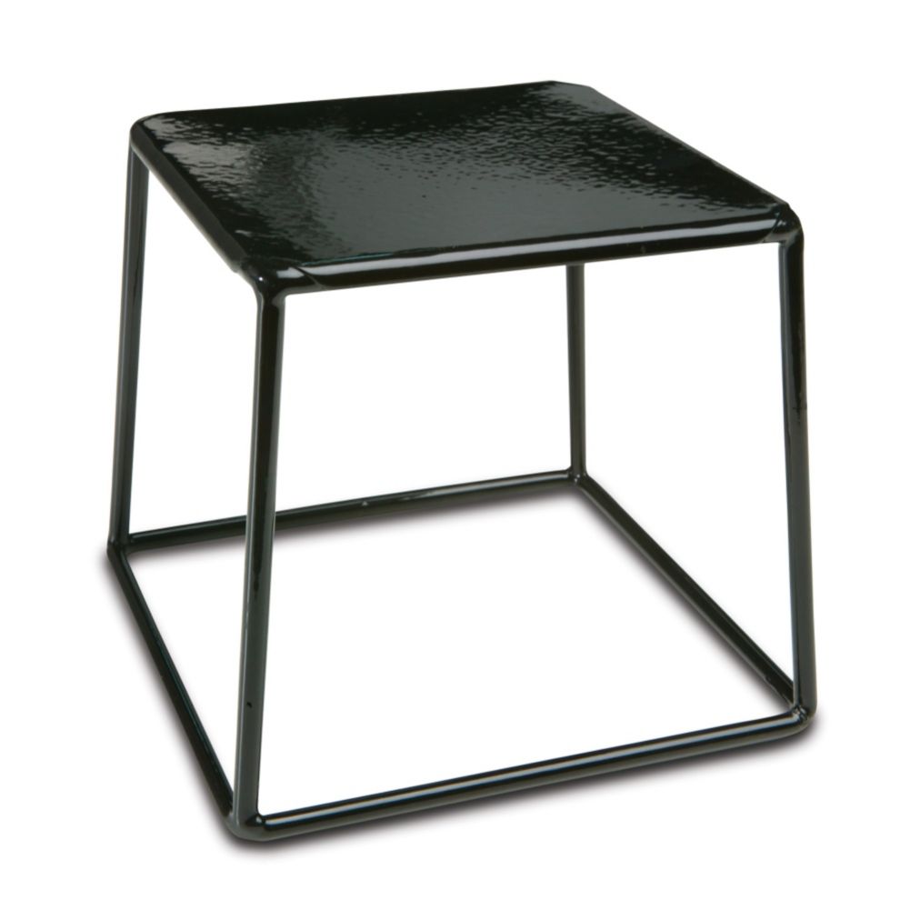 Delfin Design Black 7" Square x 6" High Cube Riser