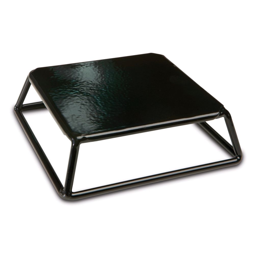 Delfin Design Black 7" Square x 2" High Cube Riser