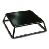 Delfin Design Black 7" Square x 2" High Cube Riser