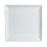 Steelite Varick Cafe White Porcelain 8" Square Plate