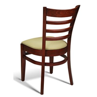 Gar Products Mahogany Padded Seat Side Chair