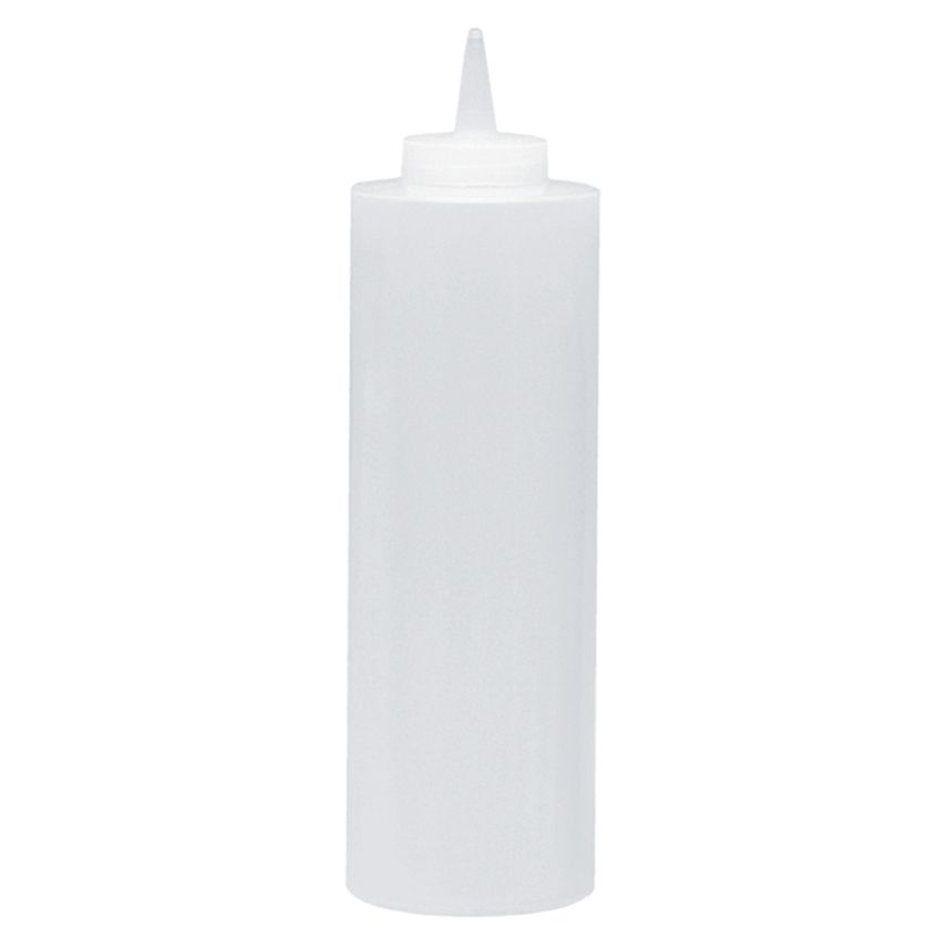 Update International Clear 12 Oz Squeeze Bottle with Tip
