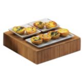 Cal-Mil 12" x 12" x 3" Cube Bamboo Riser