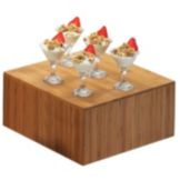 Cal-Mil 12" x 12" x 6" Cube Bamboo Riser