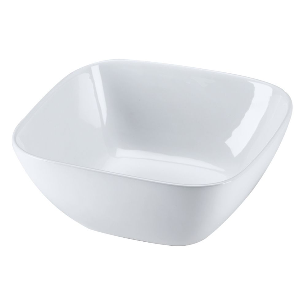 Browne Foodservice Cordoba White 13-1/2" Round Ceramic Bowl