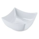 Browne Foodservice Gemini White 10&frac12;" Square Ceramic Bowl