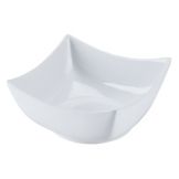 Browne Foodservice Gemini White 7&frac34;" Square Ceramic Bowl