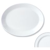 Steelite Performance Simplicity Black Line 15-1/2" Oval Coupe Platter