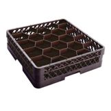 Traex&reg; 20-Compartment 5-9/16" Full Size Black Glass Rack
