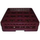 Traex&reg; 16-Compartment 5-9/16" Full Size Burgundy Cup Rack