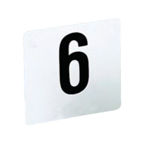 American Metalcraft White # 1-50 Table Number Cards / Set of 96