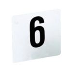 American Metalcraft White # 1-50 Table Number Cards / Set of 96