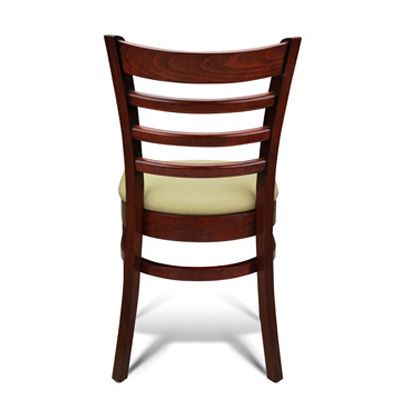 Gar Products Walnut Lacquer (30) Satin Finish Bar Stool w/ Vinyl Seat