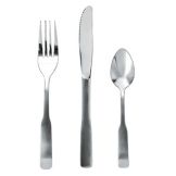 Update International Washington Satin Finish Chrome HD Iced Teaspoon