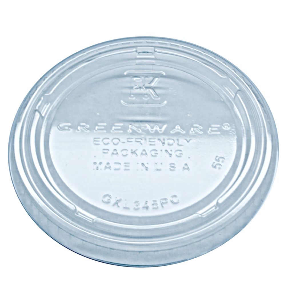 Fabri-Kal Greenware Clear Lid f/ 3.25 & 4 Oz Portion Cup