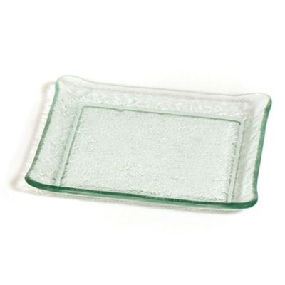 Willow Specialties 7-1/2" Square Glass Platter