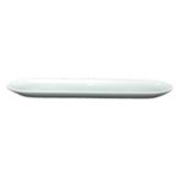 Steelite Varick Cafe White Porcelain 12" x 1-3/4" Olive Tray