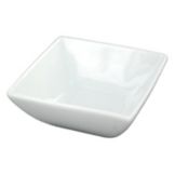 Steelite Varick Cafe White Porcelain 6 Oz Square Bowl