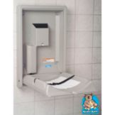 Koala Kare Products Gray Vertical Baby Changing Station