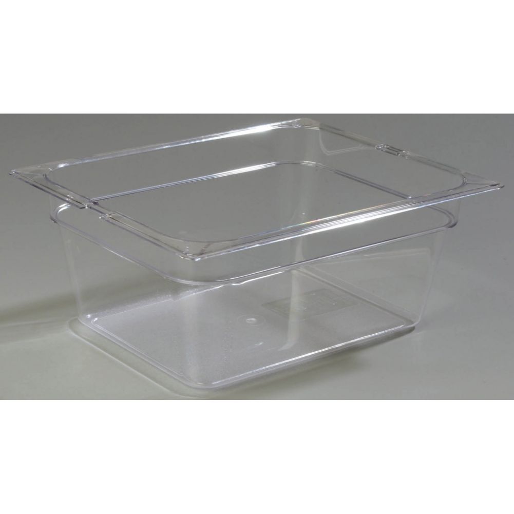 Carlisle TopNotch&reg; Clear Full Size 8" Deep Food Pan