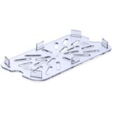 Carlisle TopNotch&reg; Clear 1/4 Size Drain Shelf FP