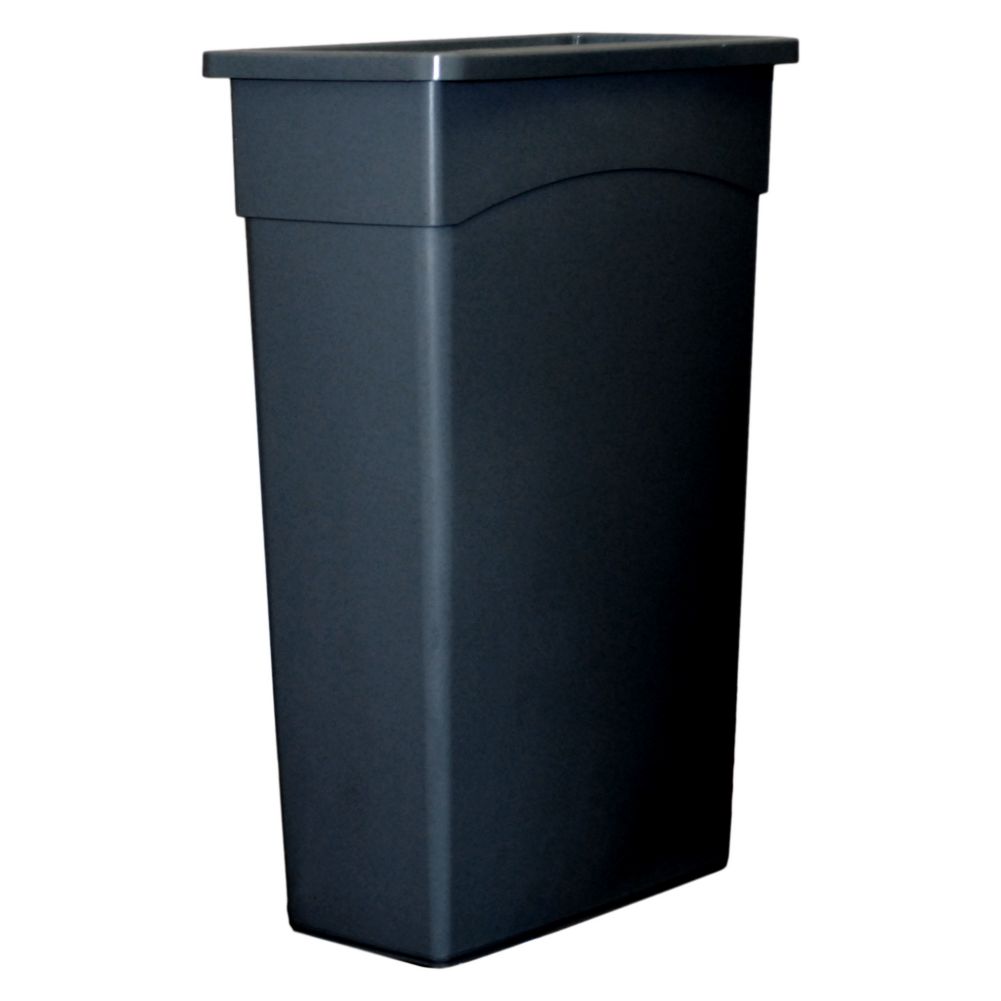 Continental Mfg. Wall Hugger&trade; 23 Gal. Black Container